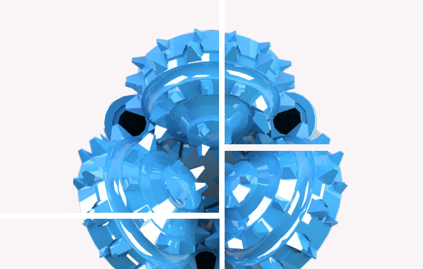 Стальной Зуб Трехшарошечные Бит Производительность